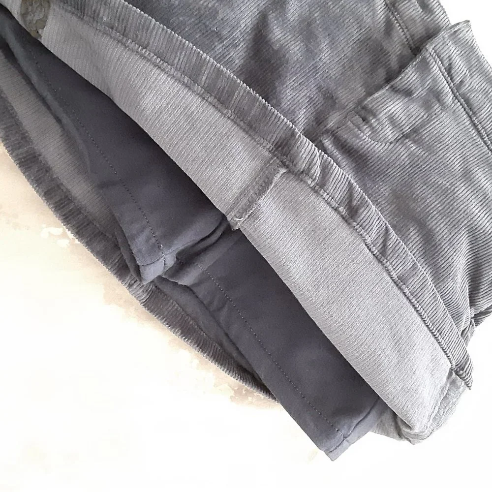 RALPH LAUREN blue 100% cotton Corduroy mini skort size 6